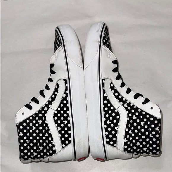 VANS Off The Wall DISNEY X Custom 2018 Mickey Silhouette Polkadots unisex Sz W 9 main image 8